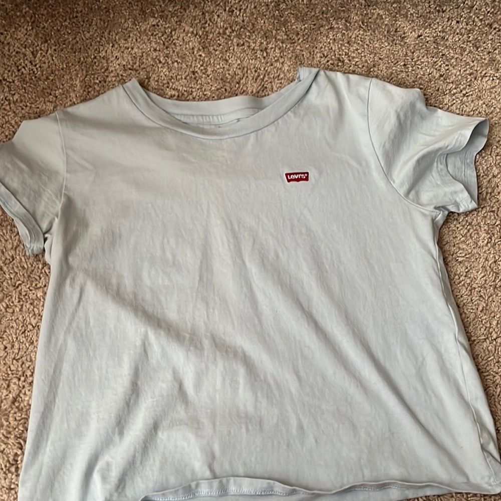 small, flowy crop top, soft, levis